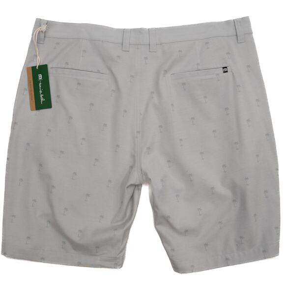 Travis Mathew Heather Gray Golf Resort To This Palm Tree Print Shorts Size 40 - Picture 2 of 8